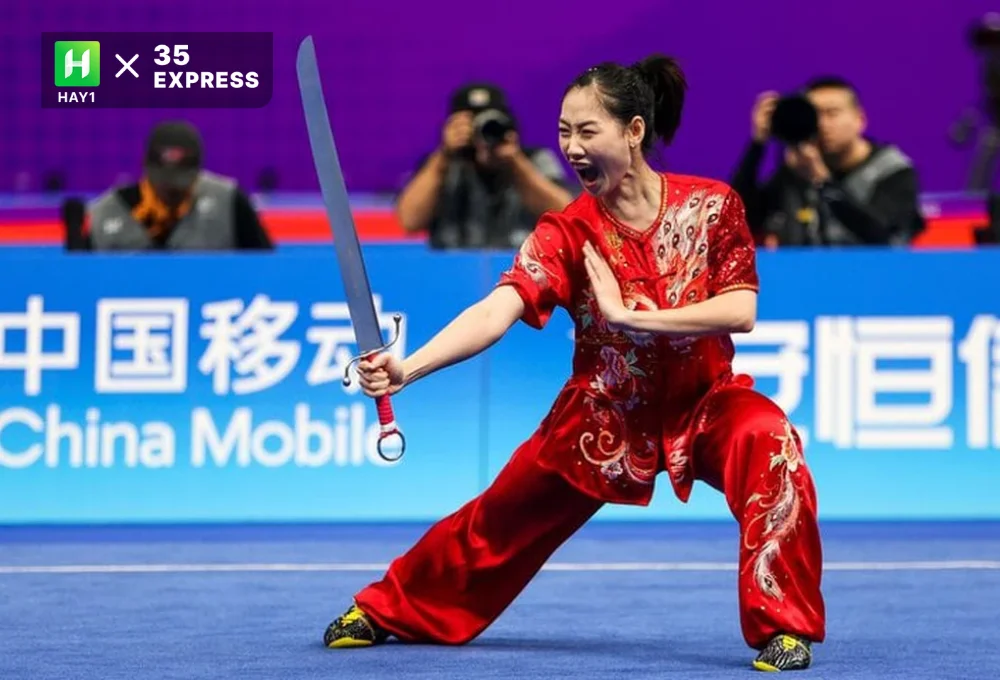 Đặng Trần Phương Nhi là võ sỹ tạo nhiều dấu ấn nhất của đội tuyển wushu Việt Nam