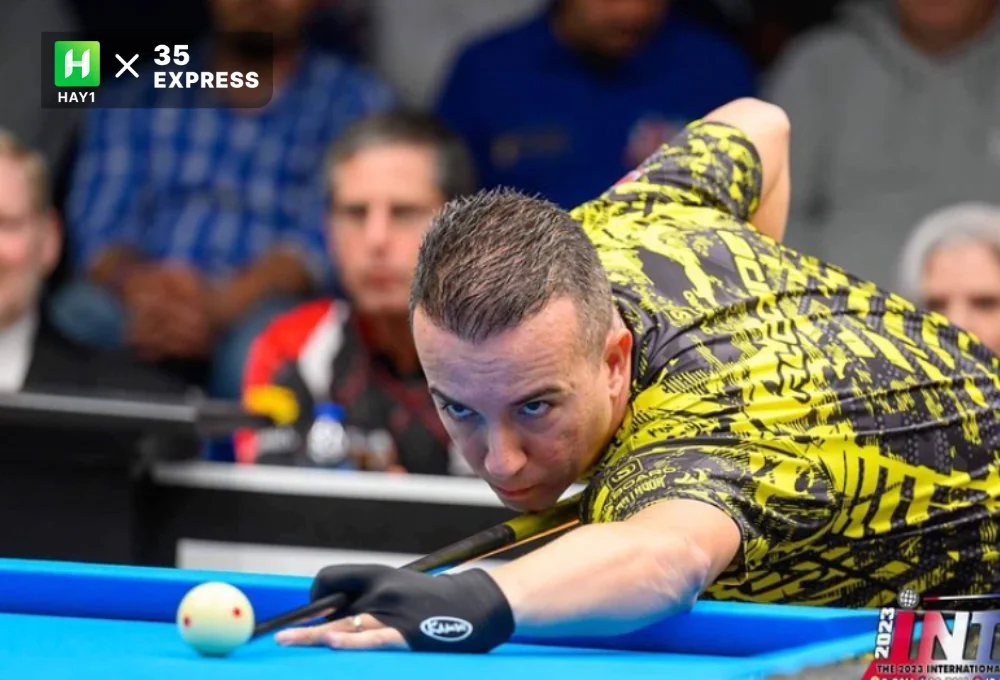 Tay cơ người Tây Ban Nha David Alcaide là một trong những cái tên nổi bật của làng billiards pool thế giới