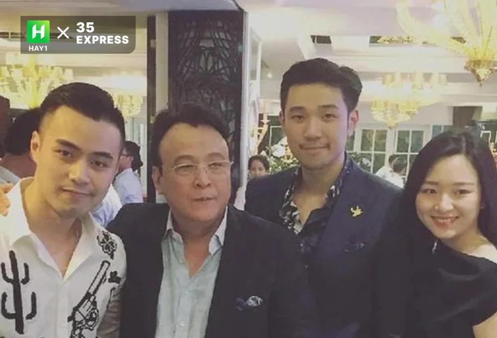Đỗ Anh Dũng và 3 người con - Denis Đỗ
