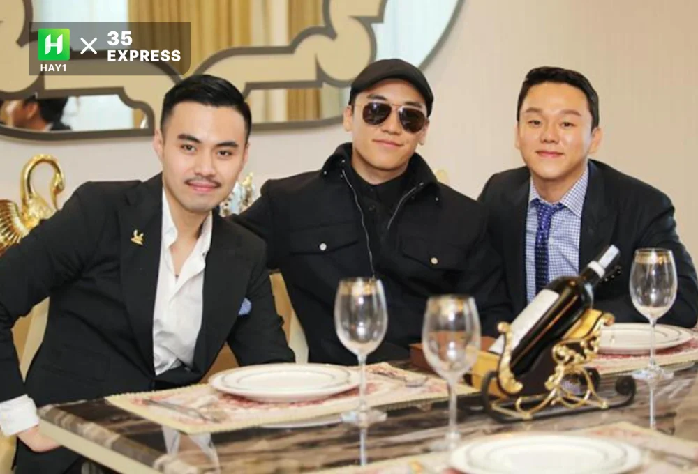 Thiếu gia tập đoàn Tân Hoàng Minh Denis Đỗ còn hợp tác kinh doanh với Seungri thông qua công ty BC Holdings