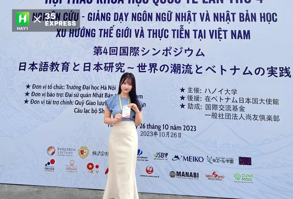 Cô Đinh Sao Mai hiện là giảng viên của Khoa tiếng Nhật - Trường ĐH Hà Nội