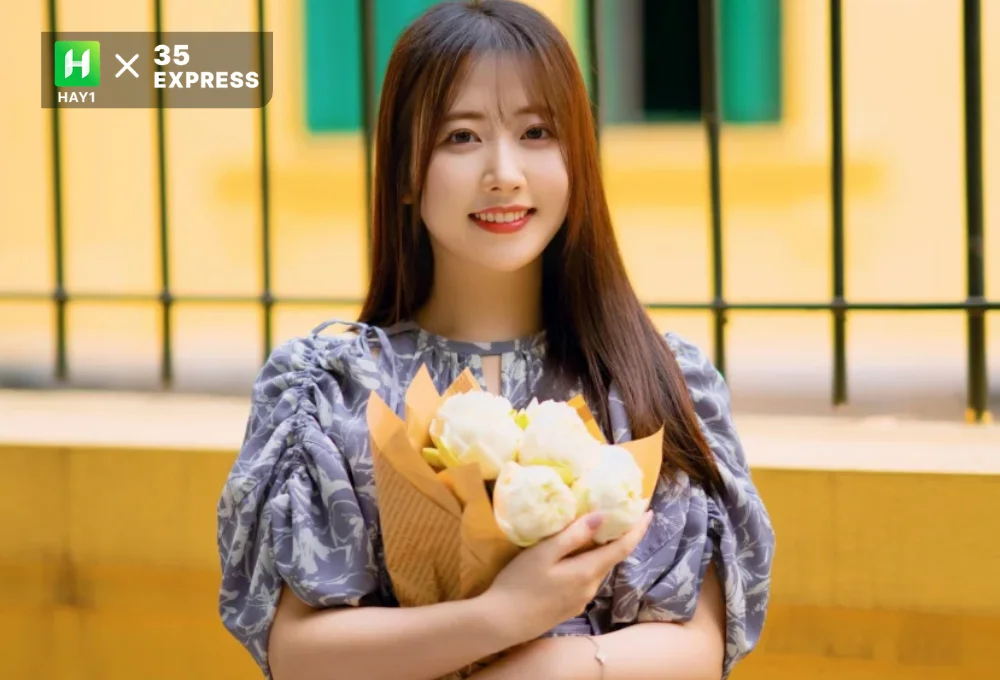 Phong cách của cô Đinh Sao Mai khá giống với phụ nữ Nhật Bản