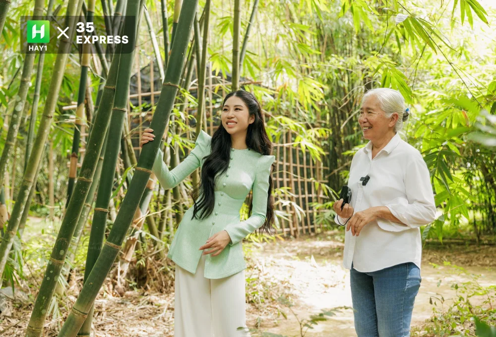 Đỗ Thị Lan Anh thực hiện nhiều video giới thiệu hình ảnh Việt Nam đến bạn bè quốc tế trước thềm cuộc thi Hoa hậu Trái đất 2023