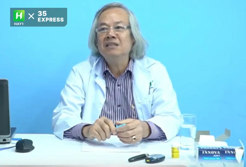 Ông Hà Duy Thọ - người được biết đến trên mạng là "bác sĩ tư vấn dinh dưỡng"