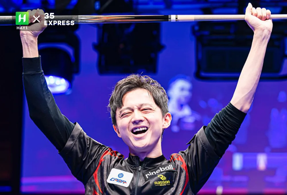 Ko Ping Chung ăn mừng chức vô địch US Open 2023
