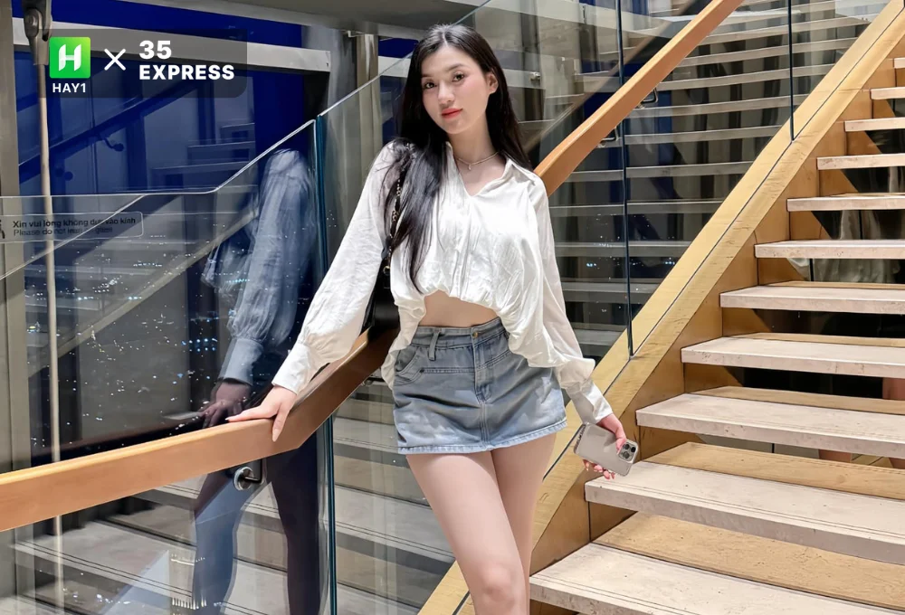 Người đẹp Lăng Thùy Linh yêu thích các kiểu áo croptop, tôn đường cong cơ thể