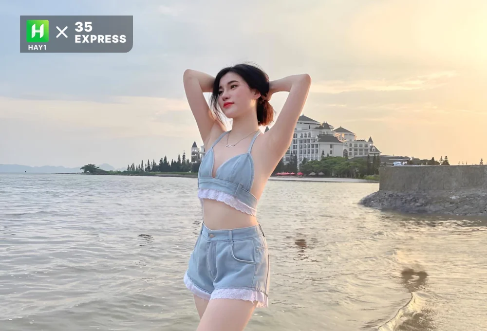 Cô nàng Lăng Thùy Linh sở hữu sắc vóc cuốn hút, ấn tượng