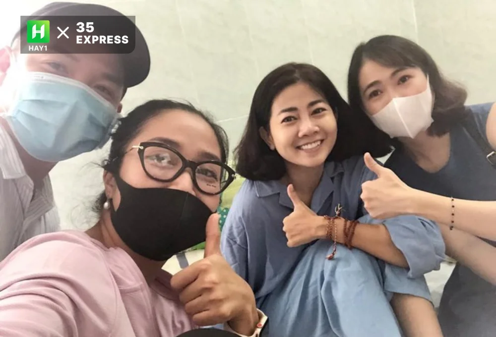 Diễn viên Mai Phương trong thời gian điều trị bệnh