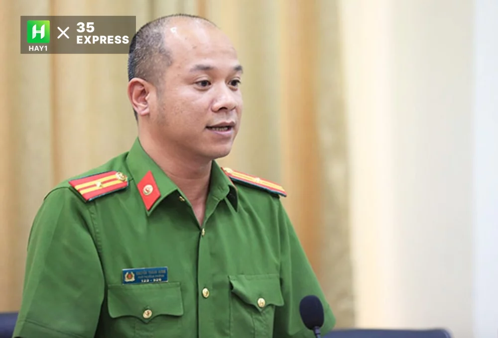 Trung tá Nguyễn Thành Hưng đã lập nhiều chiến công trong điều tra
