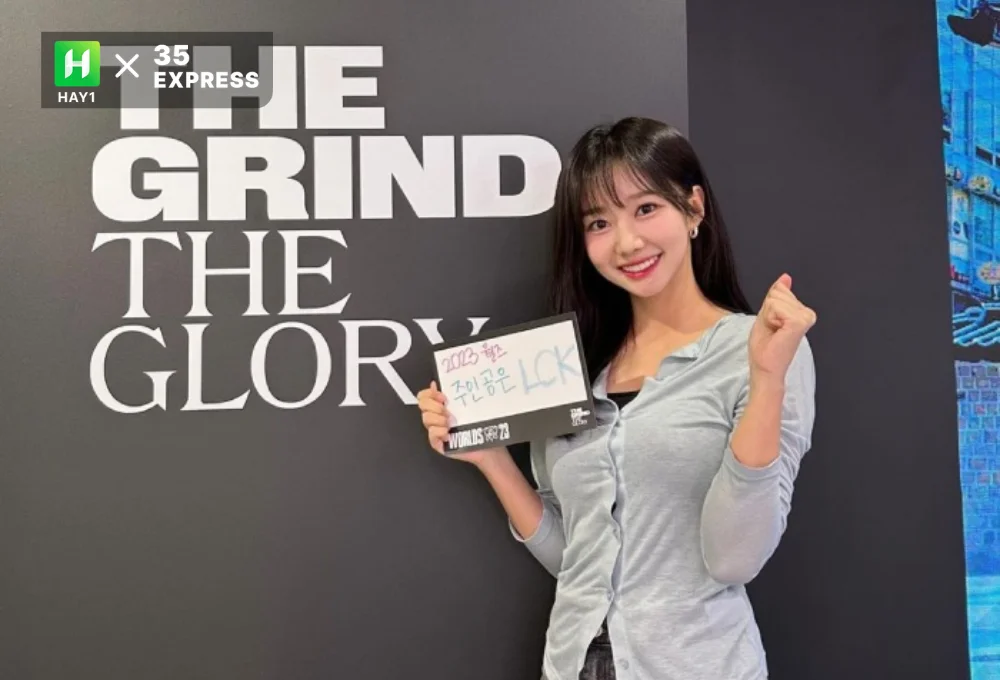 Nữ MC Yoon Soobin tại CKTG 2023