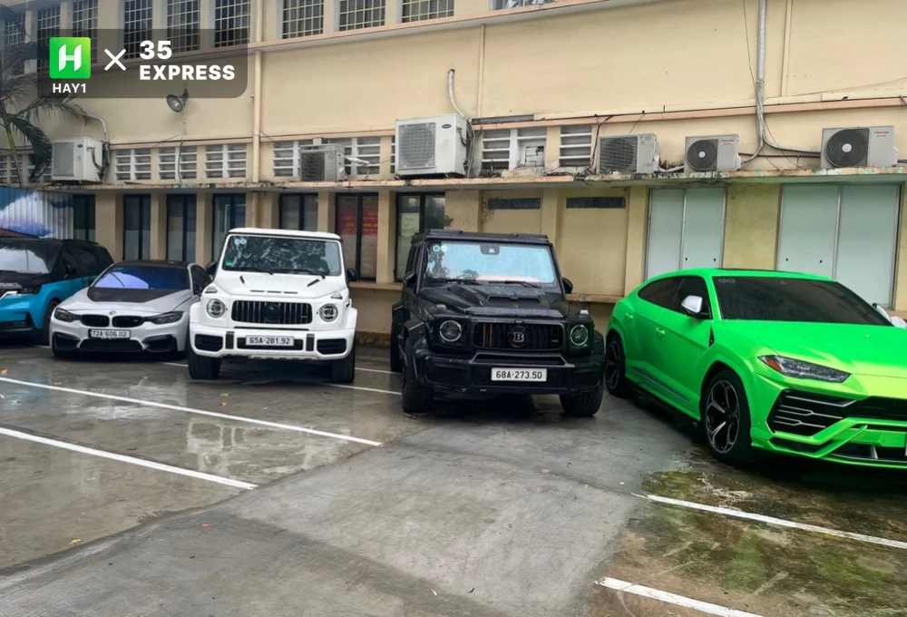 Những chiếc siêu xe trong vụ án