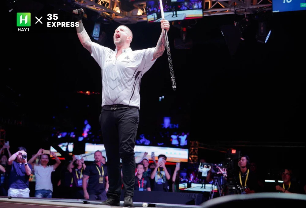 Jayson Shaw trở thành nhà vô địch đầu tiên của Hanoi Open Pool Championship