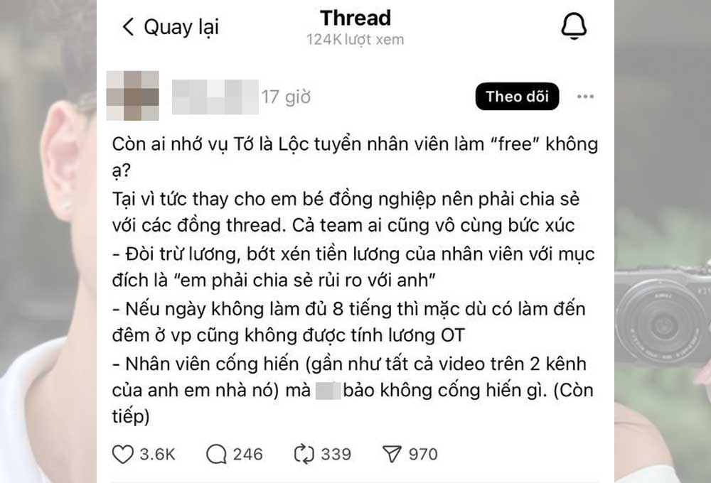 Bất ngờ với vụ lùm xùm Lộc và Mơ bị tố hành xử sốc với nhân viên