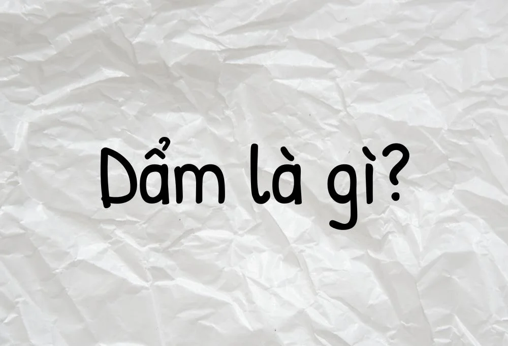 Dẩm là gì?