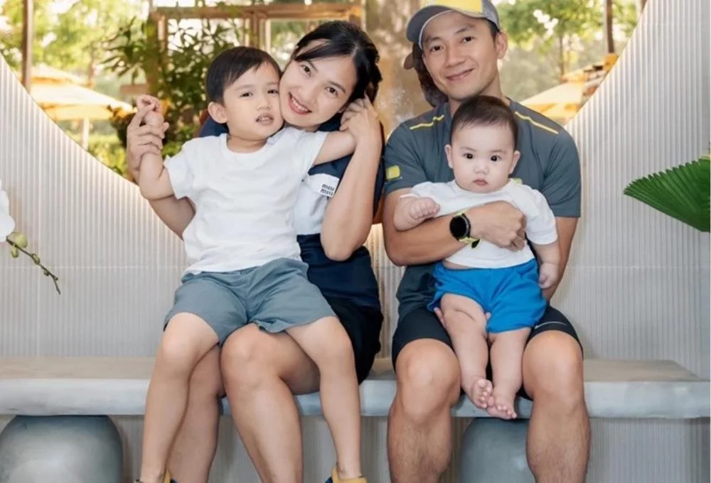 Lê Thụy Vy bà xã Đinh Tiến Đạt