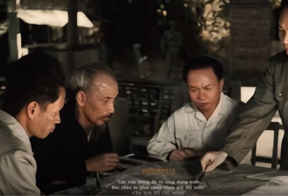 Chủ tịch Hồ Chí Minh trong mv ngọn lửa thép