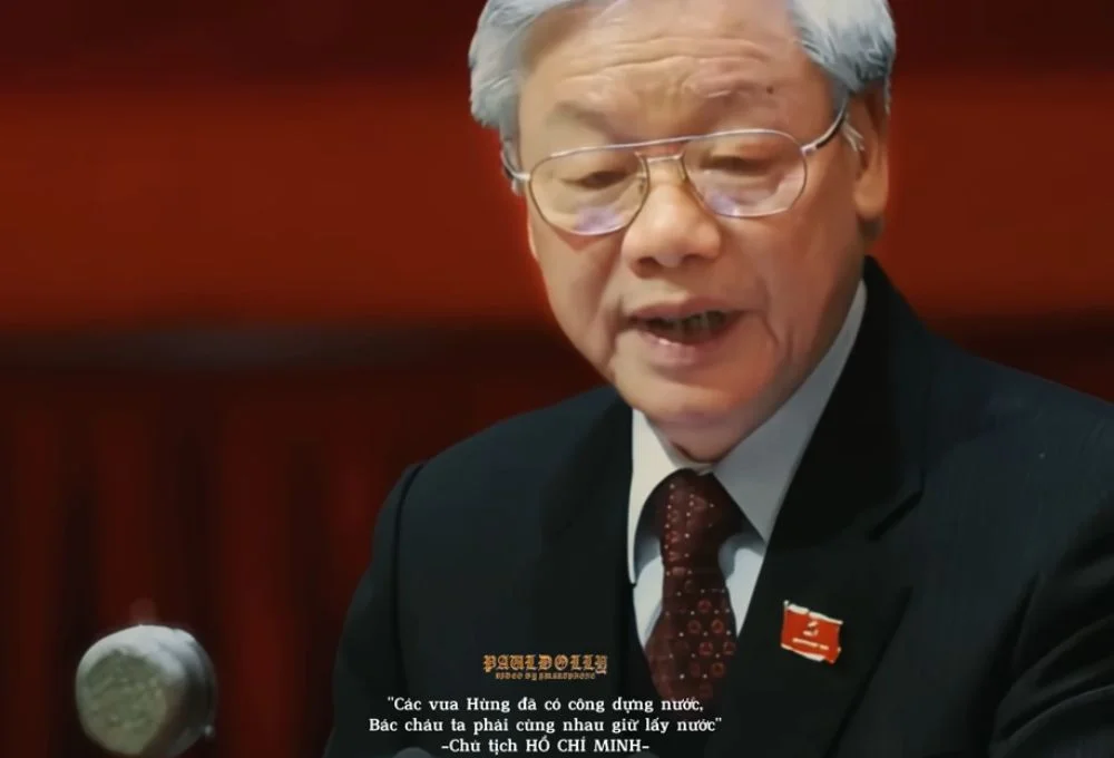 Tổng bí thư nguyễn phú trọng trong MV ngọn lửa thép