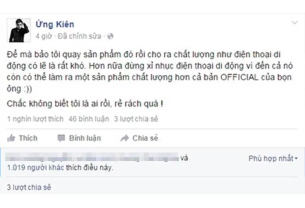 ứng kiên tố phan mạnh quỳnh quỵt tiền