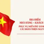 Tổng hợp các điểm nhà hàng và khách sạn phục vụ miễn phí cho các đoàn thiện nguyện