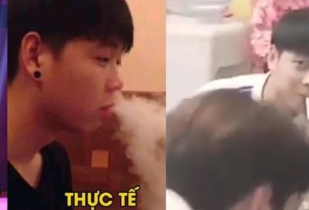 Trần Lê Đức - "con rể quốc dân" hút thuốc
