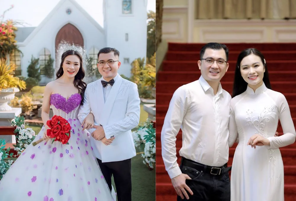 Lê Ngọc Thúy và chồng