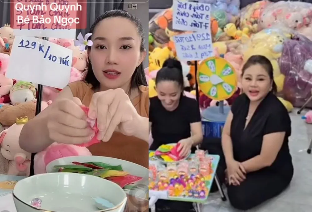 sao việt chơi xé túi mù