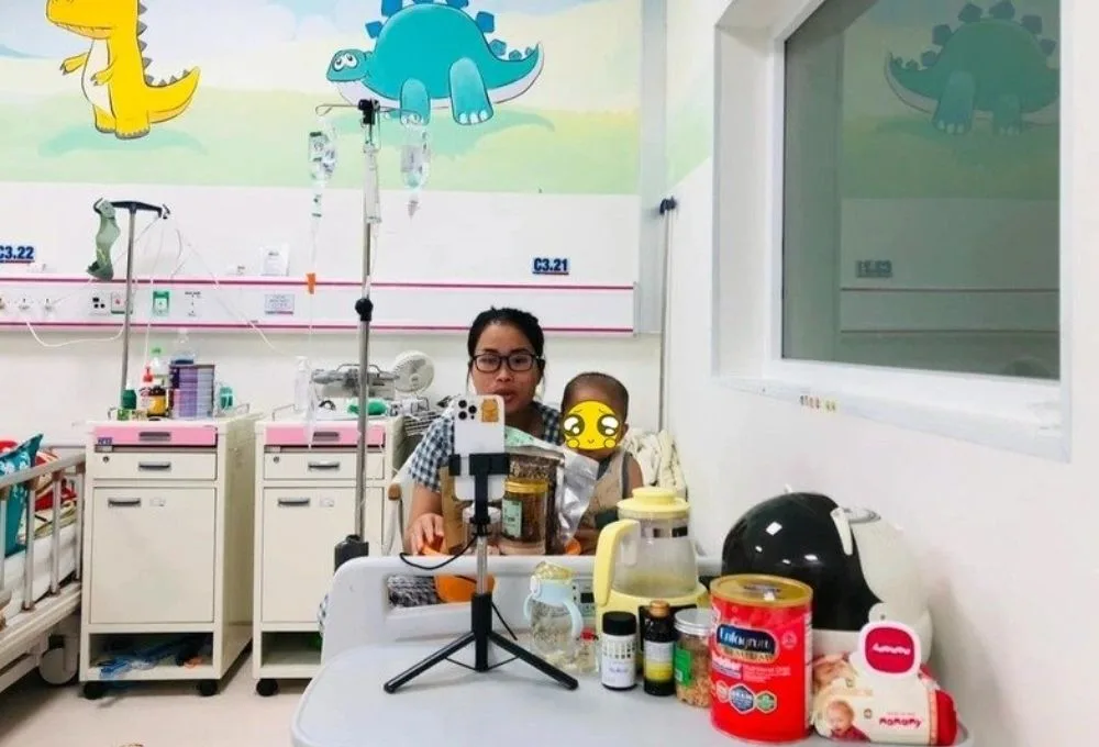 mẹ bắp kêu gọi từ thiện