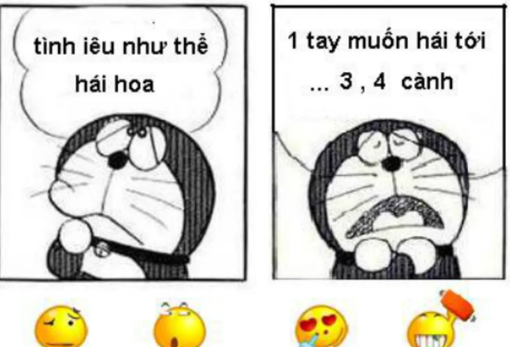meme Doraemon đang được yêu thích