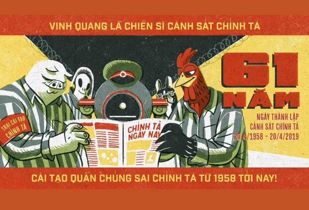 Tổng hợp meme cảnh sát chính tả độc đáo và hài hước nhất mạng xã hội 