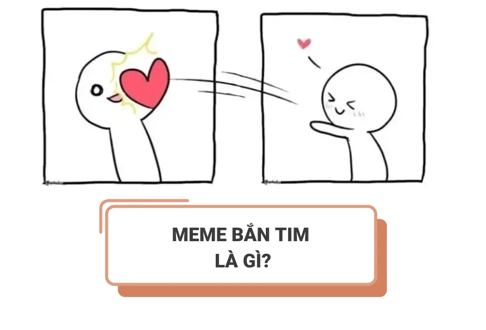 Meme bắn tim là gì