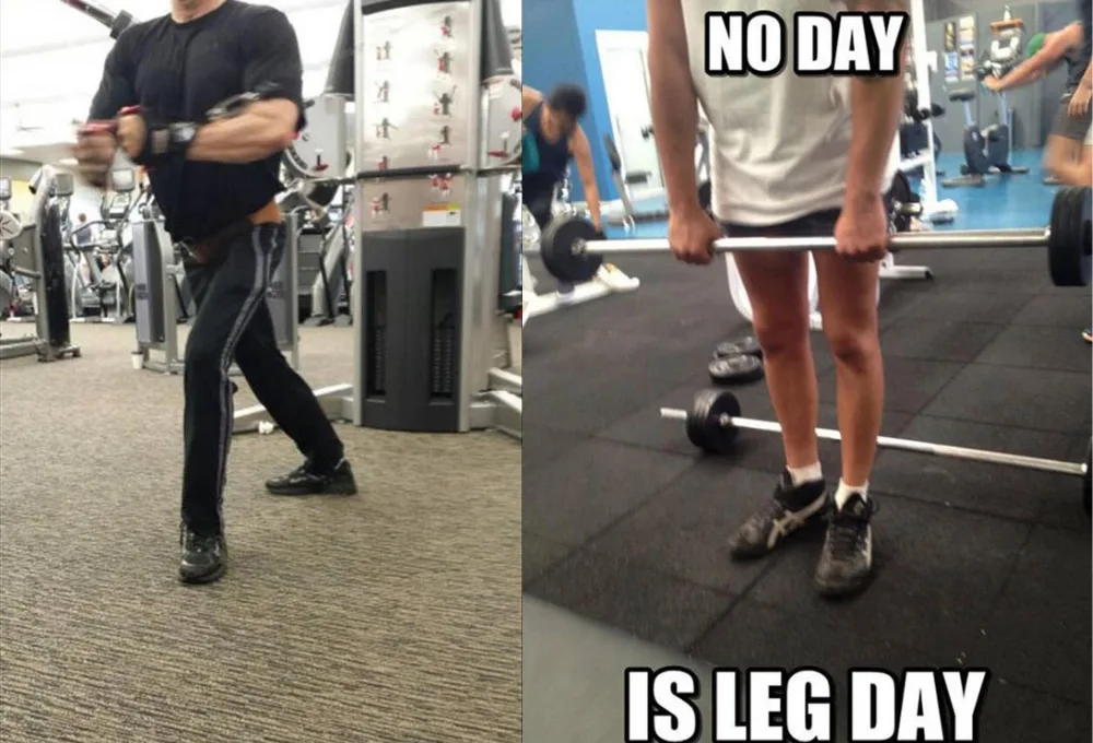 Nguồn gốc của meme skip leg day