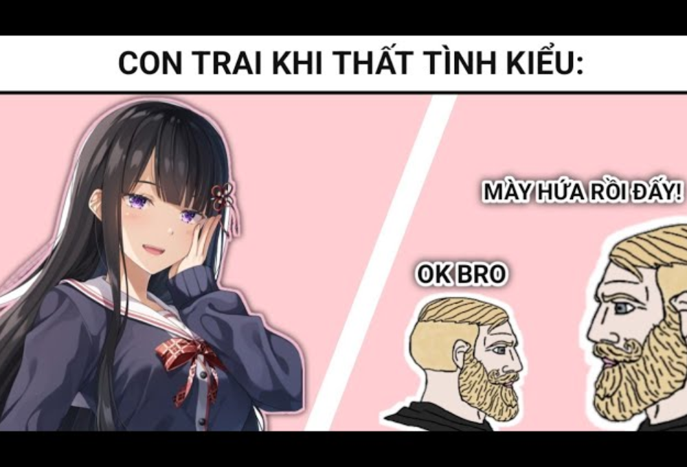 Tổng hợp các meme thất tình tâm trạng hài hước