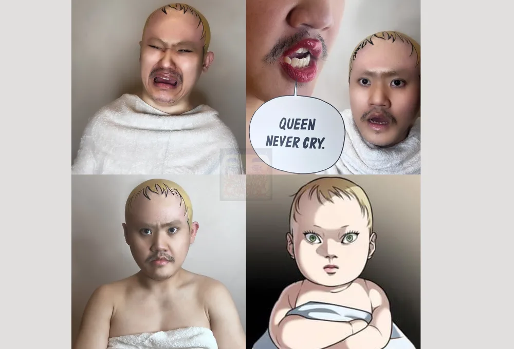 Tổng hợp các Queen never cry meme