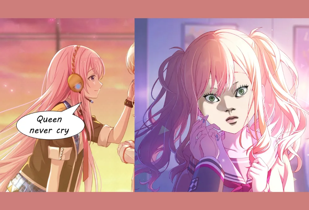 Tổng hợp các Queen never cry meme