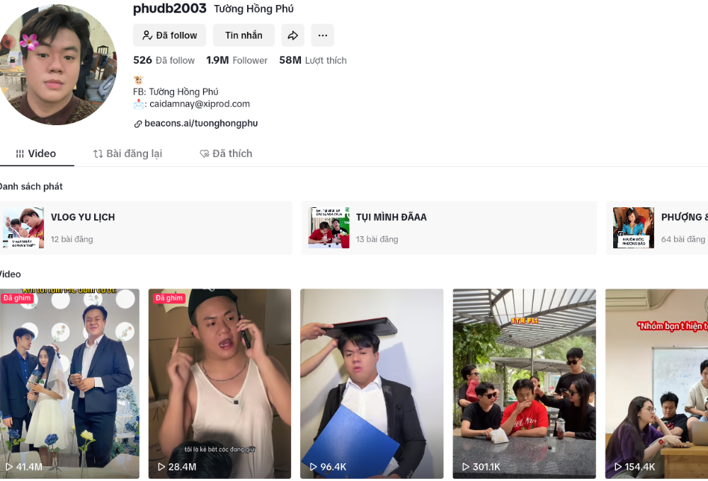 Thông tin về Tường Hồng Phú