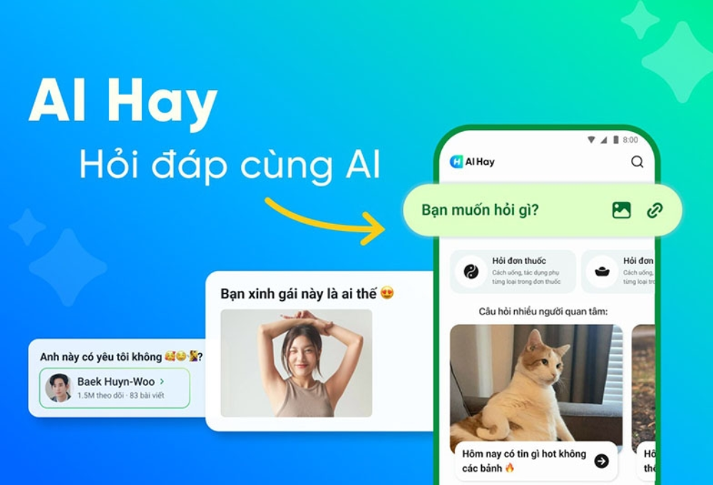 1. AI Hay - Ứng dụng hỏi đáp dành riêng cho người Việt